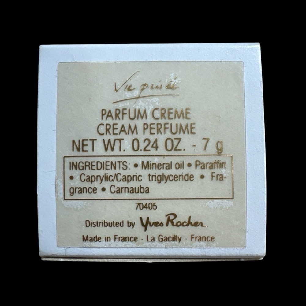 Yves Rocher Vie Privee Parfum Crème 0.24oz -‎ Vintage NOS - Picture 5 of 12